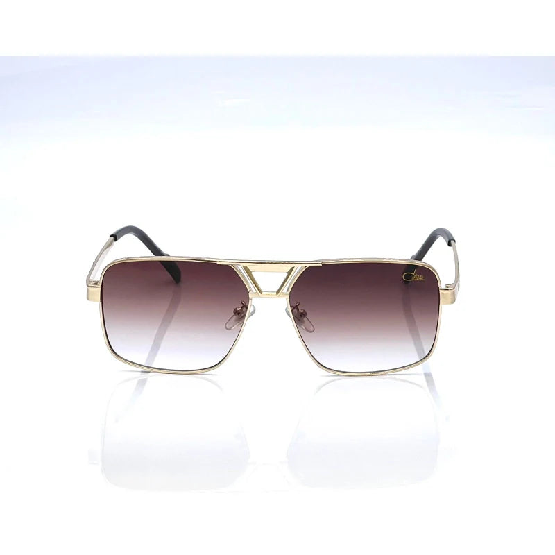 Gold Square Aviator Sunglasses for Men & Women – Gradient UV400 Luxury Shades