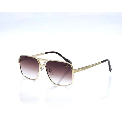 Gold Square Aviator Sunglasses for Men & Women – Gradient UV400 Luxury Shades