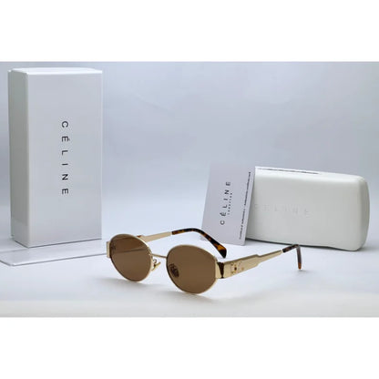 Round Metal Frame Sunglasses – Minimalist Luxury Shades