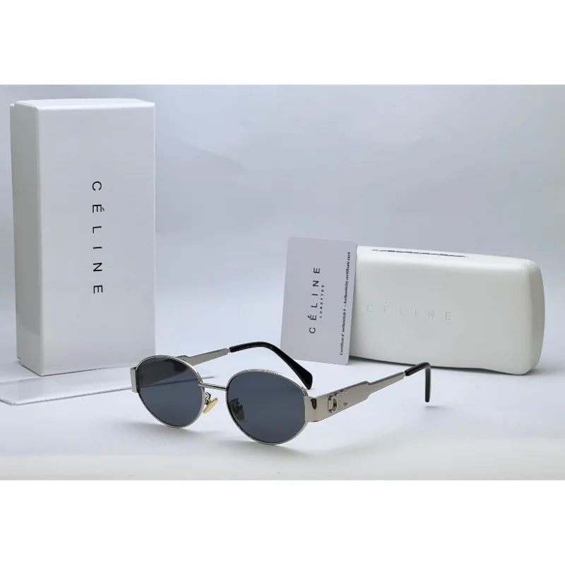 Round Metal Frame Sunglasses – Minimalist Luxury Shades