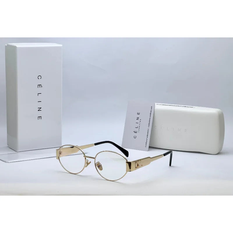 Round Metal Frame Sunglasses – Minimalist Luxury Shades