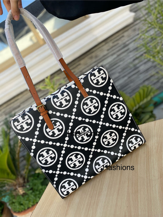 TO-RY BURCH Monogram Tote Bag