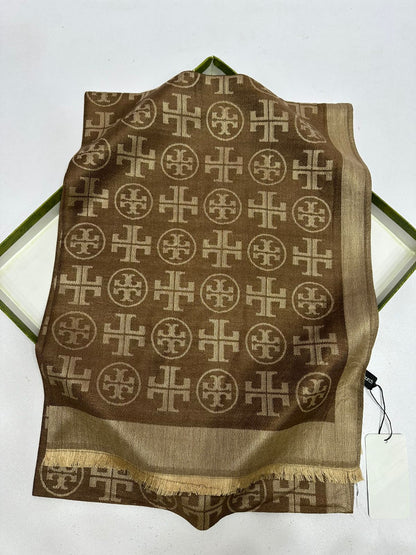 Signature Jacquard Pashmina Scarf for Women – Luxury Winter Wrap