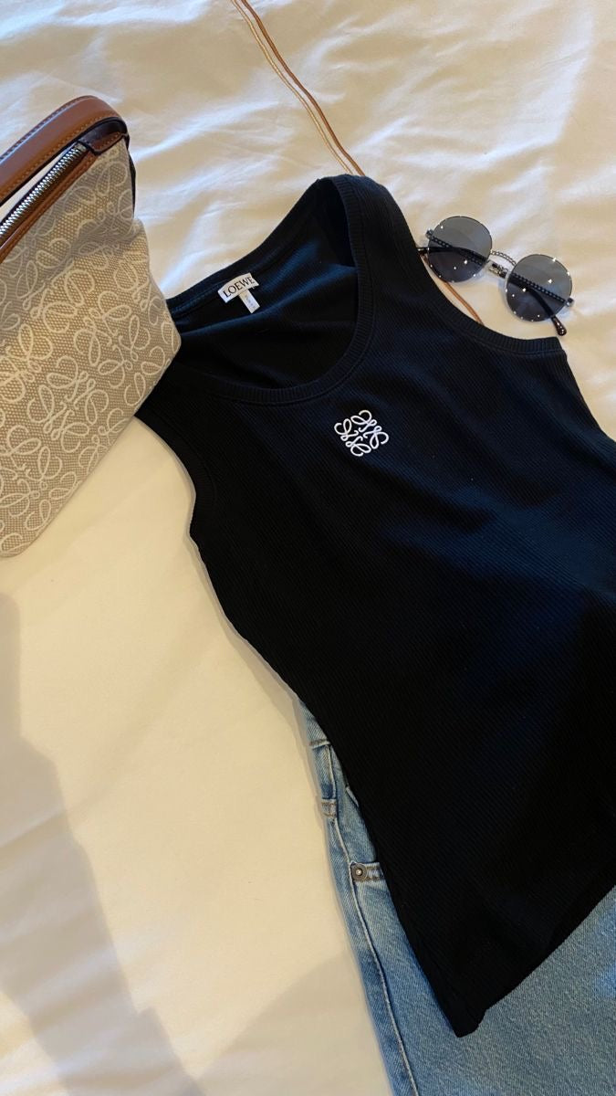 Women’s Stretch Tank Top — Ribbed, Sleeveless, Everyday Basic (S-L)