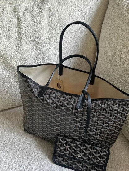 Chevron Pattern Canvas Tote Bag – Lightweight, Everyday & Travel