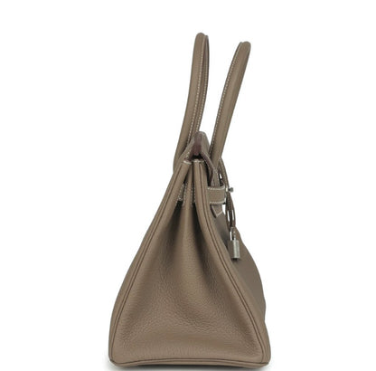 Luxury Togo Leather Top-Handle Tote Bag – Palladium Hardware