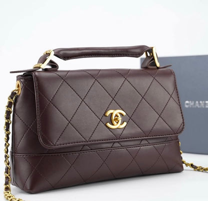 Quilted Top Handle Bag