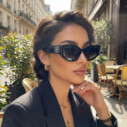 Chunky Oval Sunglasses for Men & Women – Bold Frame UV400 Fashion Shades