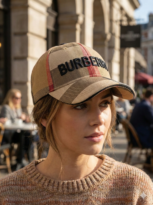 Premium Unisex Checkered Plaid Cap – Trendy Adjustable Streetwear Hat for Men & Women