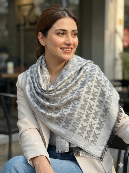 Luxury Jacquard Pashmina Scarf for Women – Soft Winter Shawl & Stylish Wrap