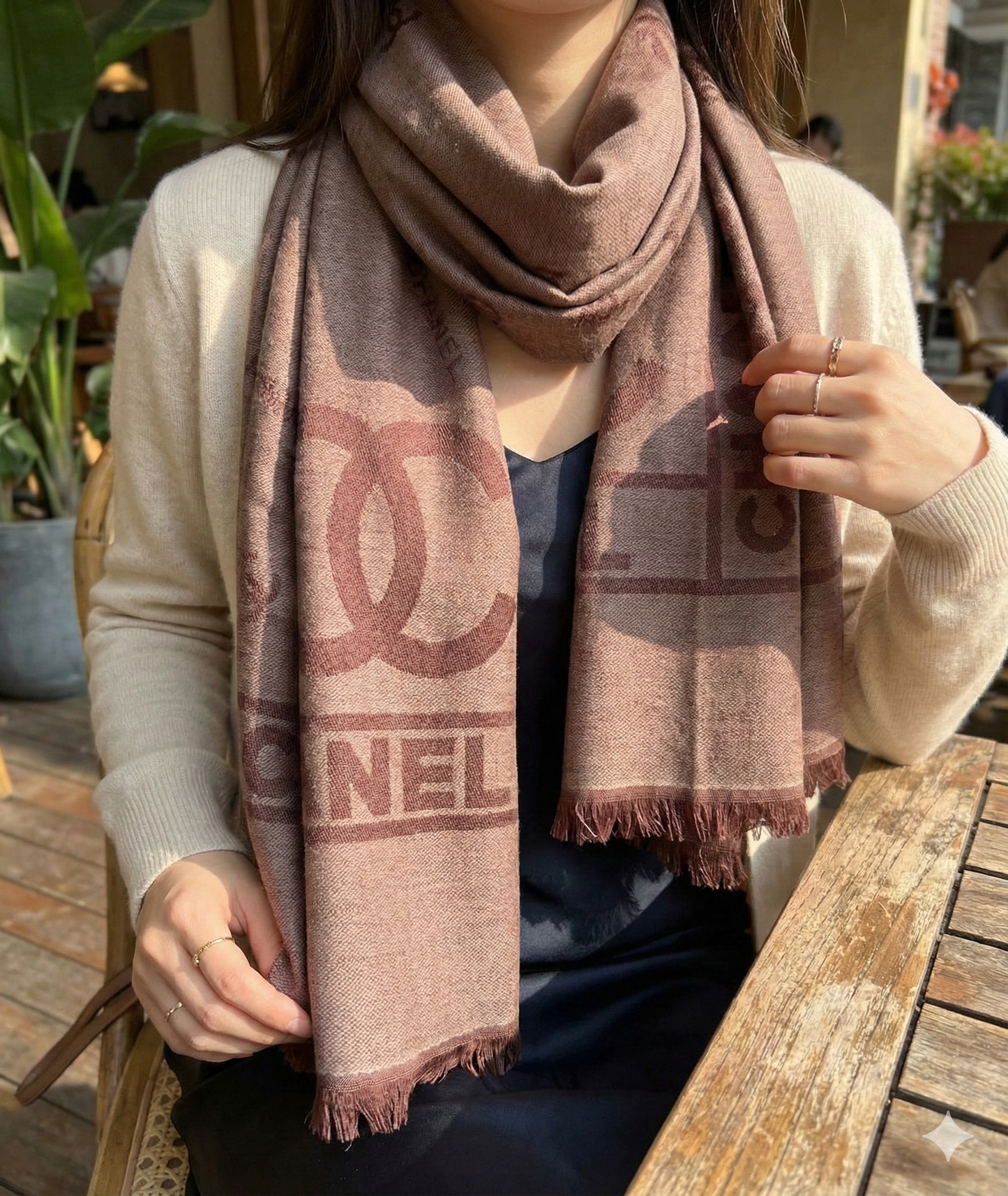 Luxury Jacquard Pashmina Scarf for Women – Soft Elegant Shawl & Winter Wrap (Multiple Colors)