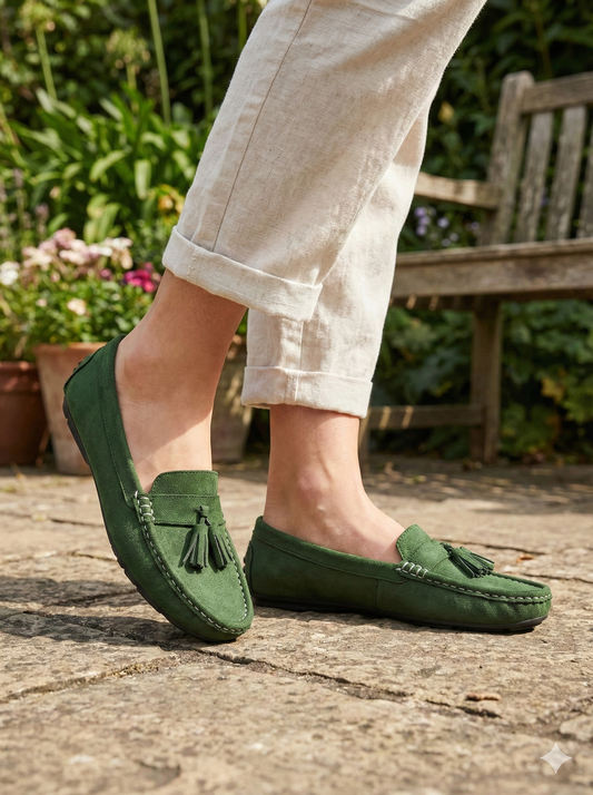 Women’s Soft Tassel Loafers – Comfortable Everyday Slip-On Flats (5 Colors)