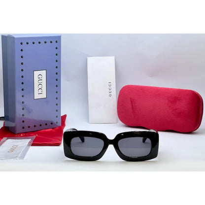 Rectangular Statement Sunglasses – Oversized UV400 Shades