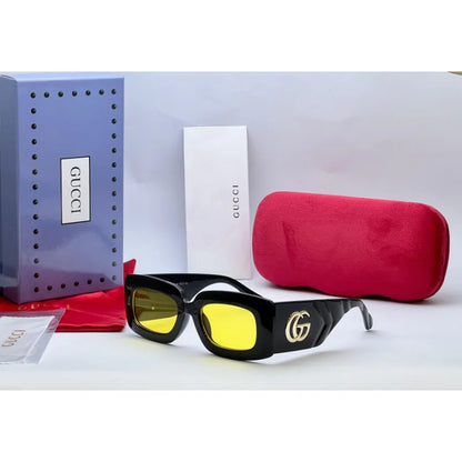 Rectangular Statement Sunglasses – Oversized UV400 Shades