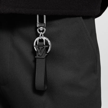 Genuine Leather Signature Keychain