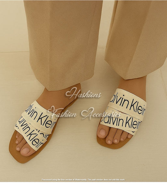 CK Canvas Flats