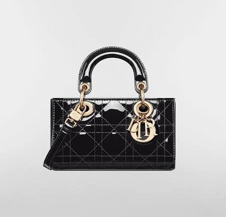 Patent Quilted Handbag