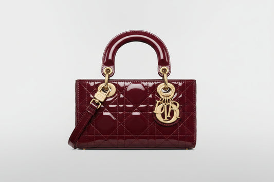 Patent Quilted Handbag