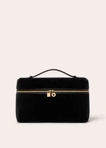 Minimalist Suede Crossbody Vanity Bag