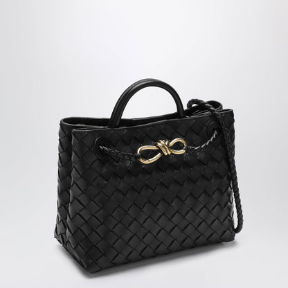 Small Hand-Woven Leather Knot Tote Bag
