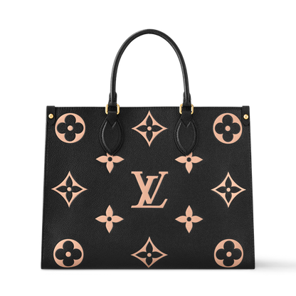 Medium Monogram Leather Tote Bag