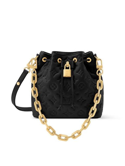 Embossed Bucket Bag