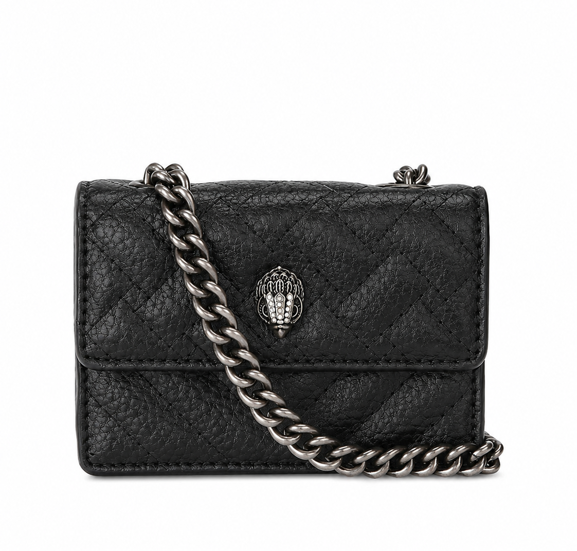 Quilted Mini Chain Wallet