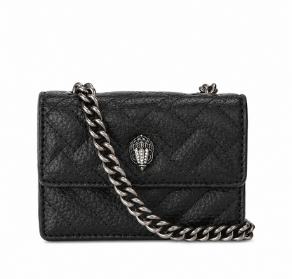 Quilted Mini Chain Wallet