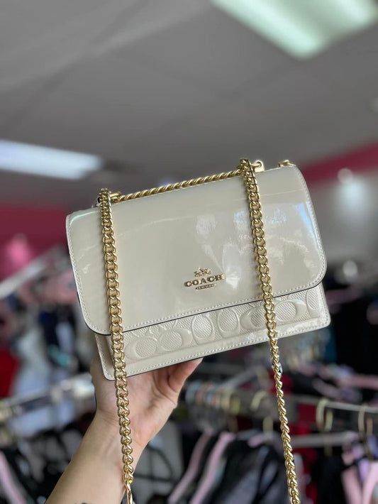 Coach Patent Leather Shoulder Bag