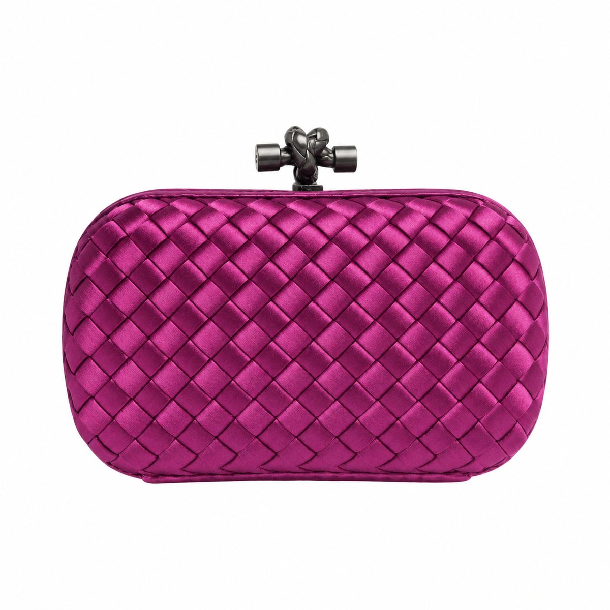 Woven Satin Clutch