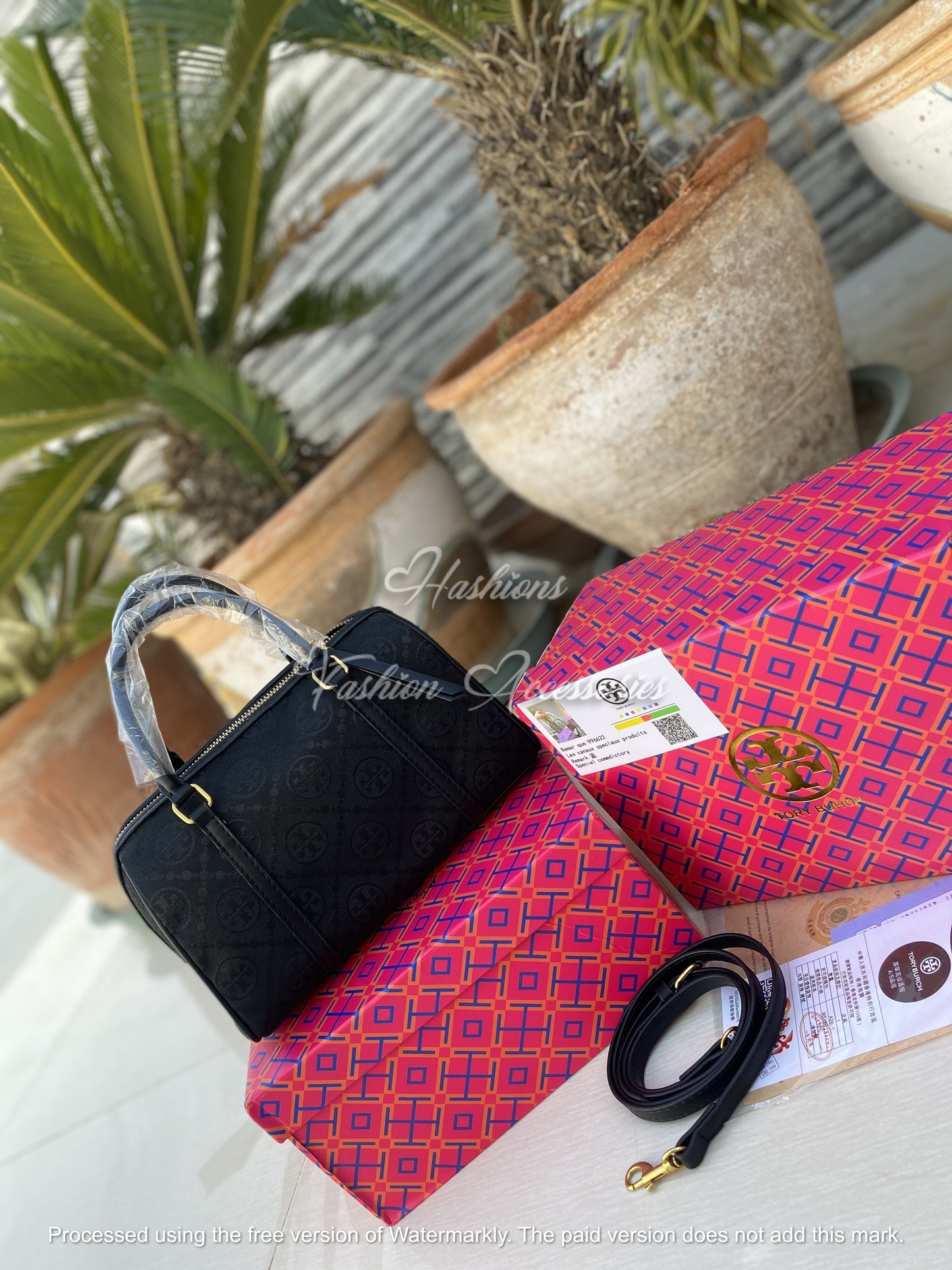 Mini Boston Monogram Barrel Bag – Top-Handle Crossbody (Detachable Strap)