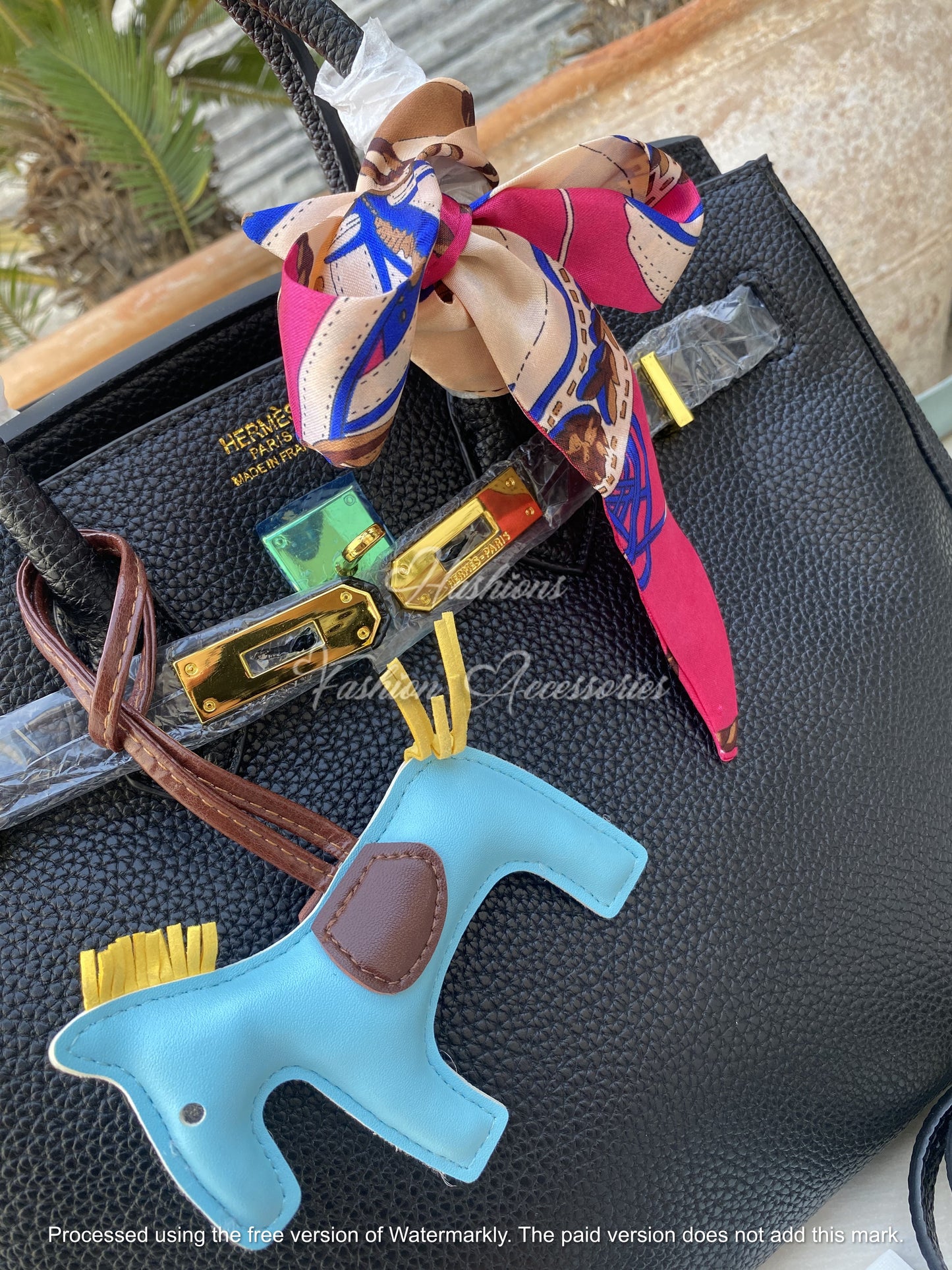 Luxury 35cm Togo Leather Structured Top-Handle Tote Bag (With Strap & Lock Set)