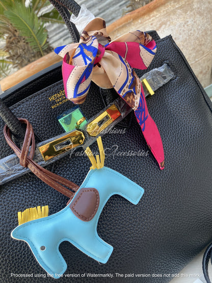 Luxury 35cm Togo Leather Structured Top-Handle Tote Bag (With Strap & Lock Set)