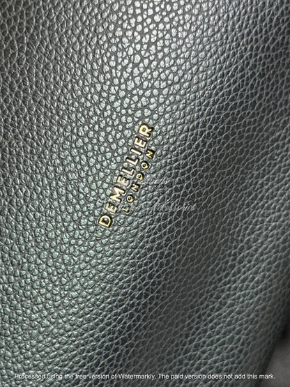 Winged Pebble Leather Tote - Versatile Medium Top-Handle Bag