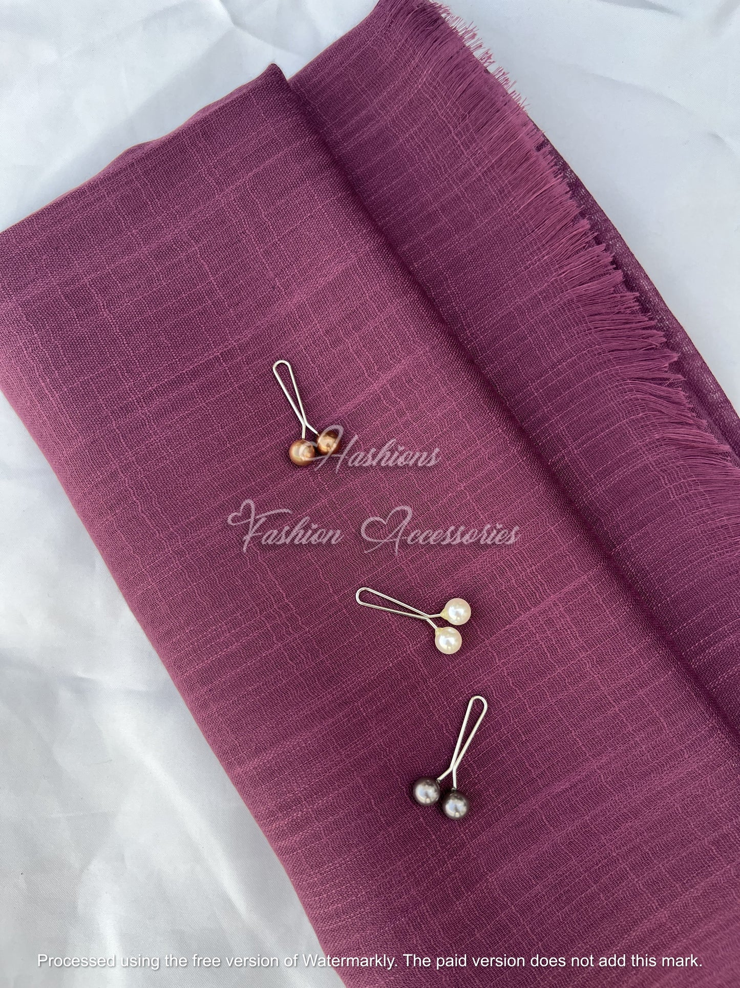 Luxury Turkish Textured Scarf for Women – Soft Fringed Stole | Hashions