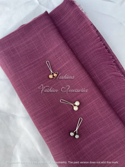 Luxury Turkish Textured Scarf for Women – Soft Fringed Stole | Hashions