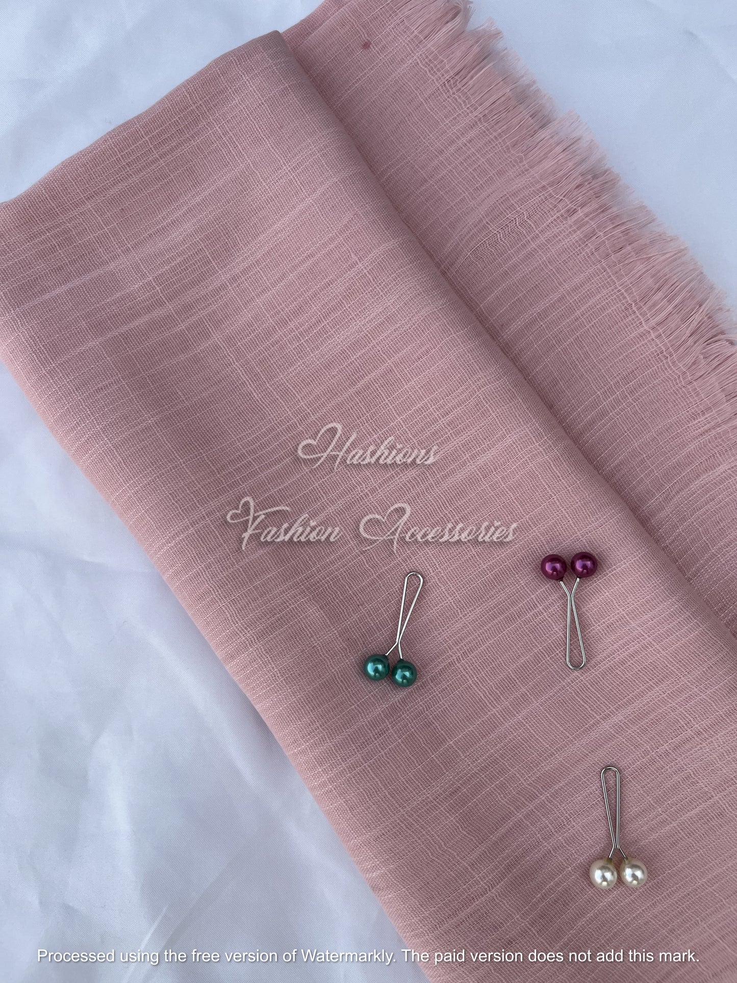 Luxury Turkish Textured Scarf for Women – Soft Fringed Stole | Hashions