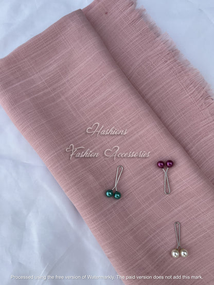 Luxury Turkish Textured Scarf for Women – Soft Fringed Stole | Hashions