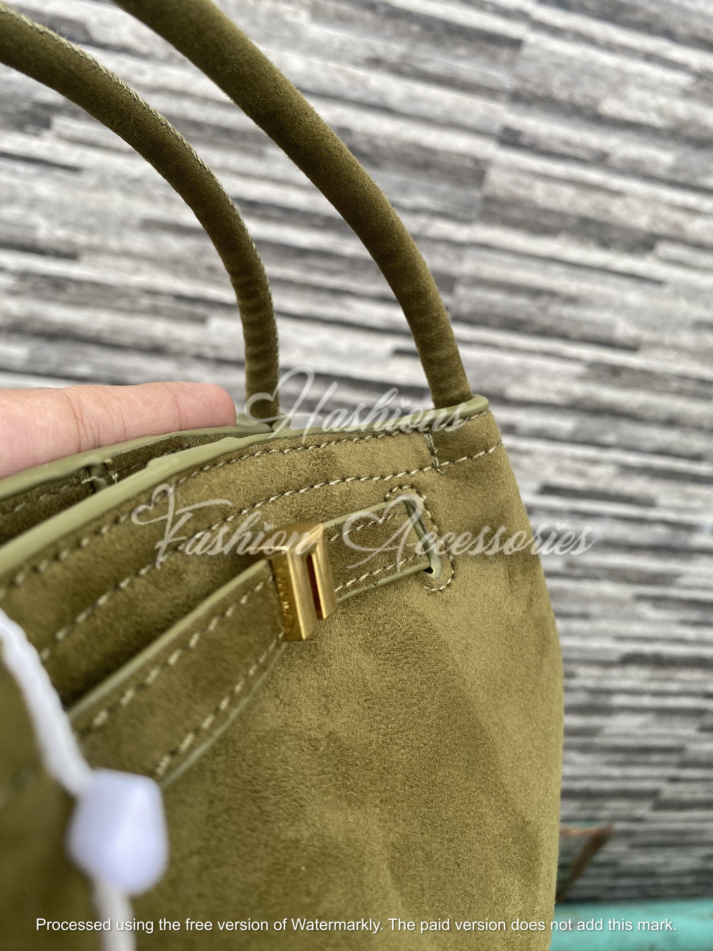 JWPEI Hana Mini Suede Tote Bag