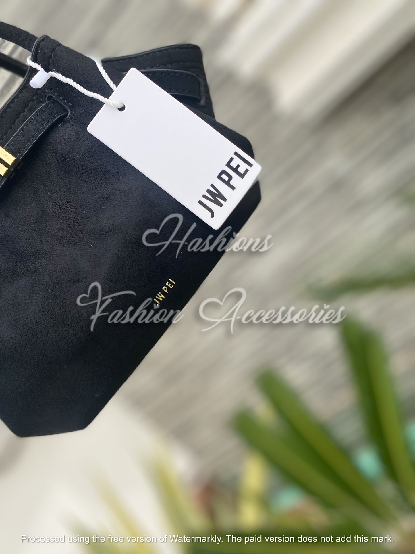 JWPEI Hana Mini Suede Tote Bag