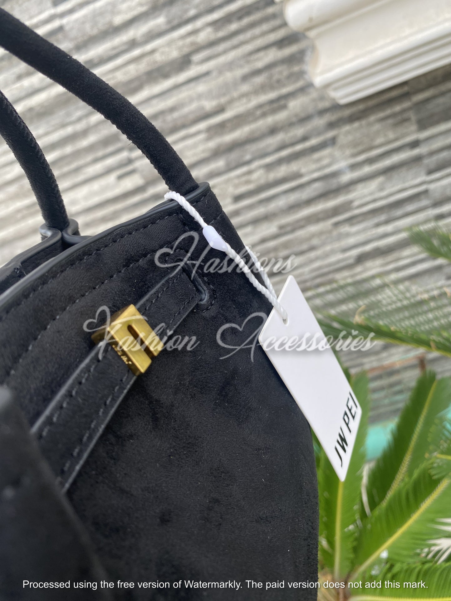 JWPEI Hana Mini Suede Tote Bag