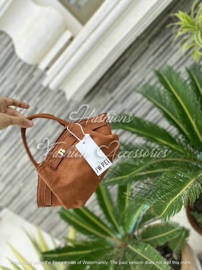 JWPEI Hana Mini Suede Tote Bag