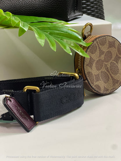 Mini Top-Handle Satchel in Black – Pebble-Texture, Turn-Lock, Detachable Crossbody