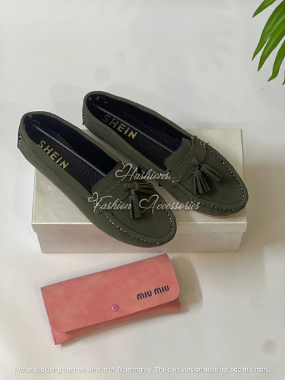 Women’s Soft Tassel Loafers – Comfortable Everyday Slip-On Flats (5 Colors)