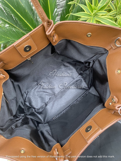 Demellier Leather Tote Bag