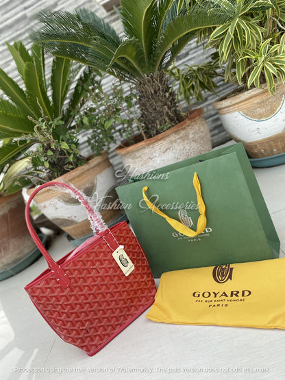 Mini Tote Bag for Women – Geometric Print, Coated Canvas