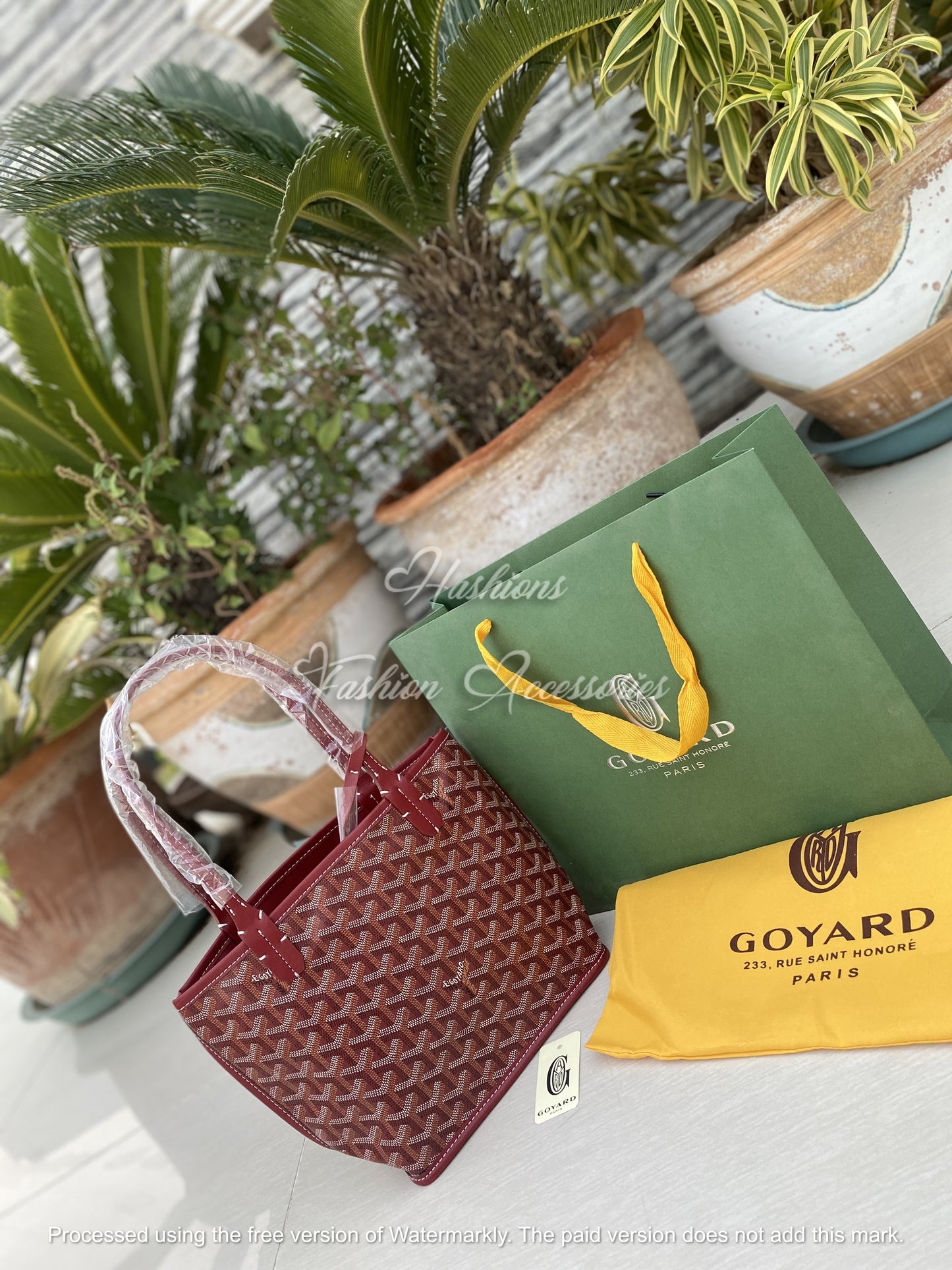 Mini Tote Bag for Women – Geometric Print, Coated Canvas