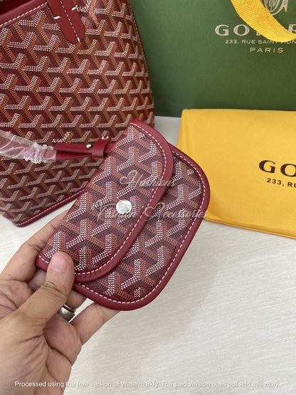 Mini Tote Bag for Women – Geometric Print, Coated Canvas