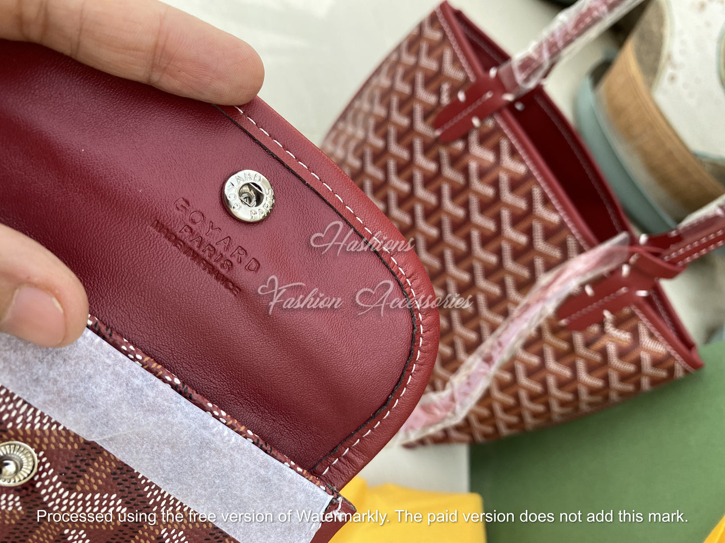 Mini Tote Bag for Women – Geometric Print, Coated Canvas