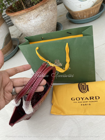 Mini Tote Bag for Women – Geometric Print, Coated Canvas